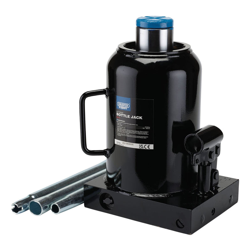 Draper Expert Hydraulic Bottle Jack, 50 Tonne 99772 Draper - Dynamic Drive