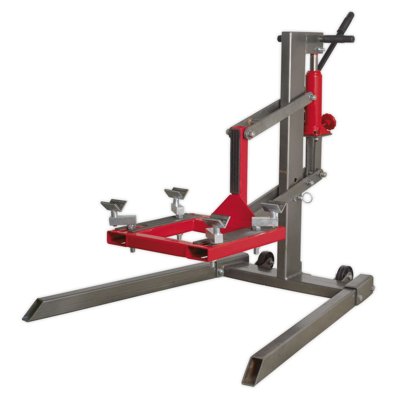 Sealey Single Post Hydraulic Motorcycle Lift 450kg Capacity MCL500 Sealey - Dynamic Drive