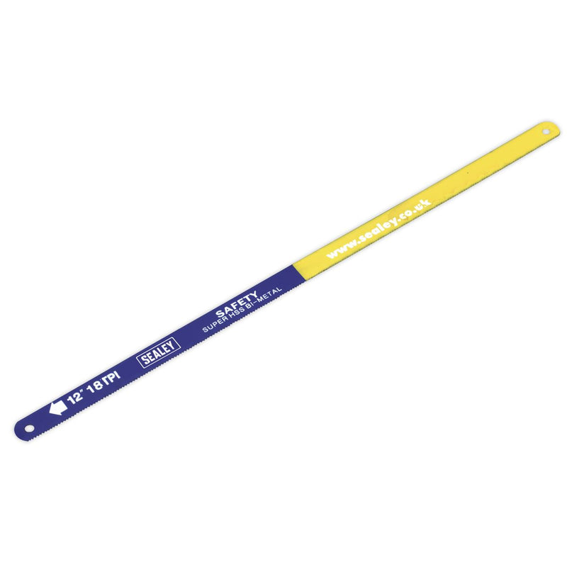 Sealey Hacksaw Blade 300mm HSS Bi-Metal 18tpi Pack of 10 HSB1018 Sealey - Dynamic Drive