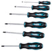 Makita 6Pc Screw Driver Set Sl Ph Pz E-10528 Makita - Dynamic Drive