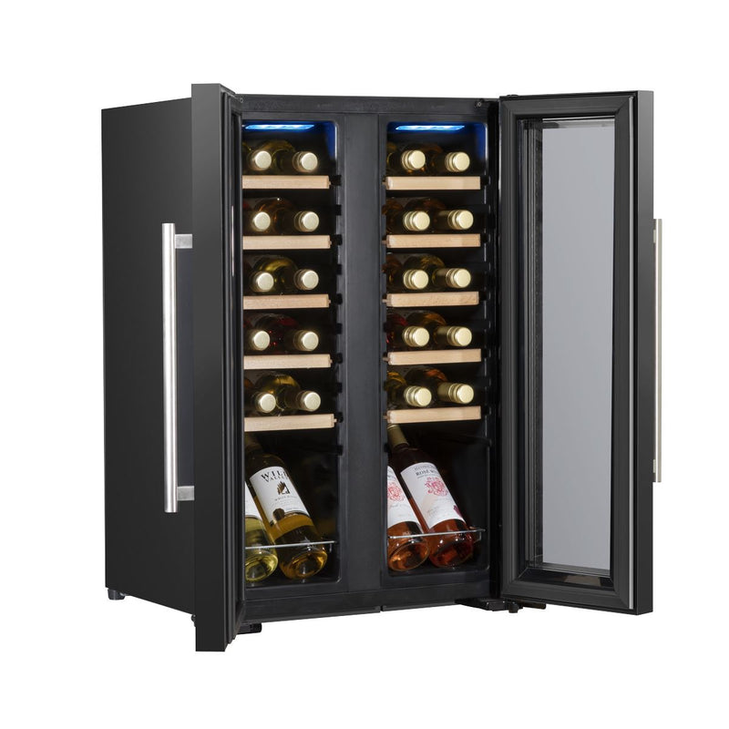 Baridi 24 Bottle Dual Zone Wine Fridge & Cooler DH97 Baridi - Dynamic Drive