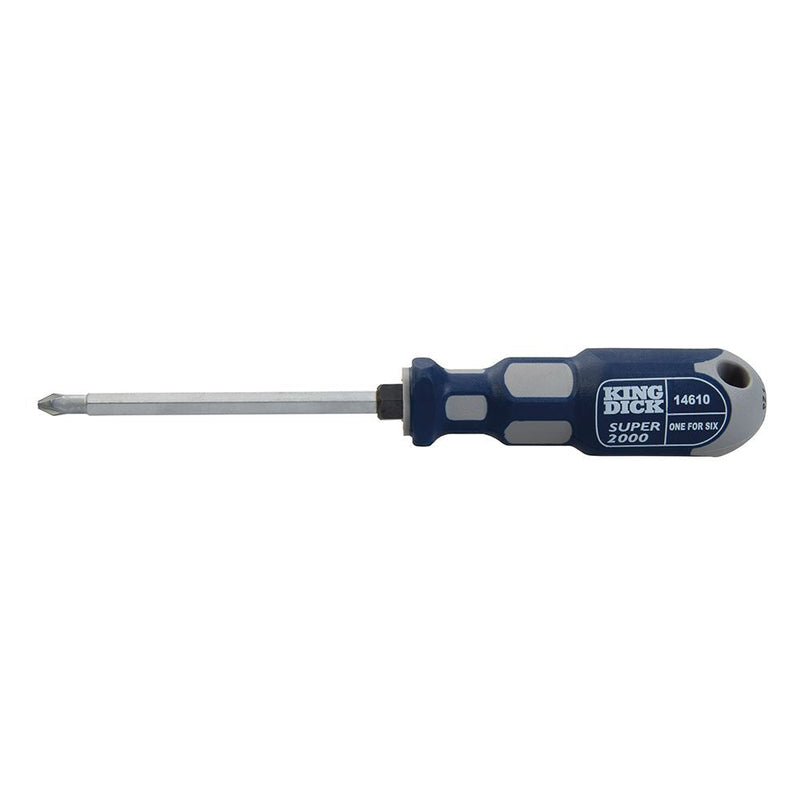 King Dick 1-for-6 Screwdriver 100mm PZ1, PZ2, PZ3 & PH1, PH2, PH3 King Dick - Dynamic Drive