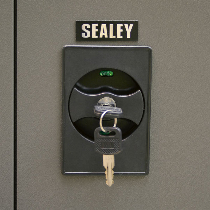 Sealey Floor Cabinet 2 Shelf 2 Door SC03 Sealey - Dynamic Drive