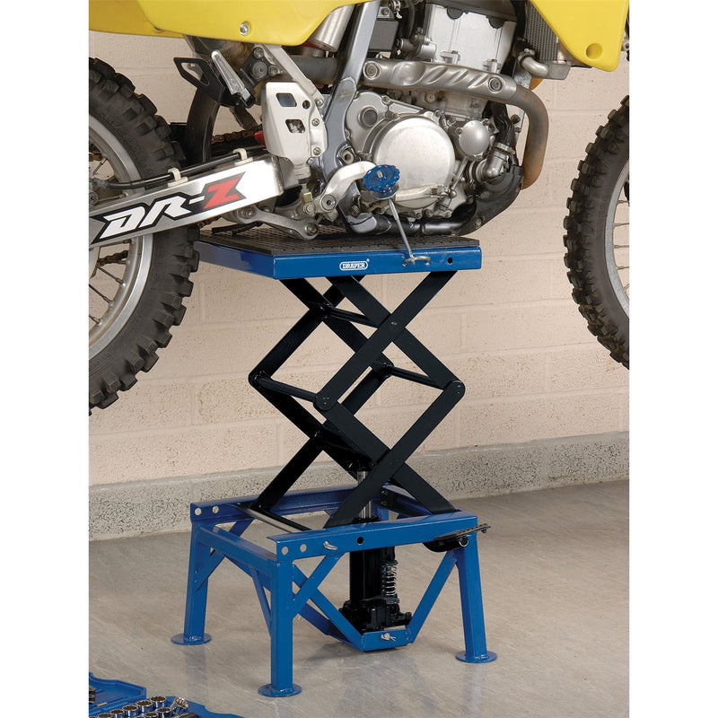 Draper Hydraulic Motorcycle Scissor Lift, 135kg 70212 Draper - Dynamic Drive