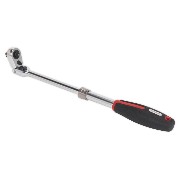 Sealey Ratchet Wrench 3/8"Sq Drive Flexi-Head Extendable Platinum Series AK8983 Sealey - Dynamic Drive