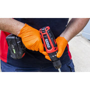 Sealey Orange Diamond Grip Extra-Thick Nitrile Powder-Free Gloves X-Large Pack o Sealey - Dynamic Drive