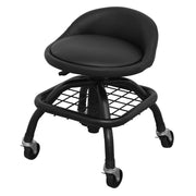 Sealey Creeper Stool Pneumatic with Adjustable Height Swivel Seat & Back Rest Sealey - Dynamic Drive