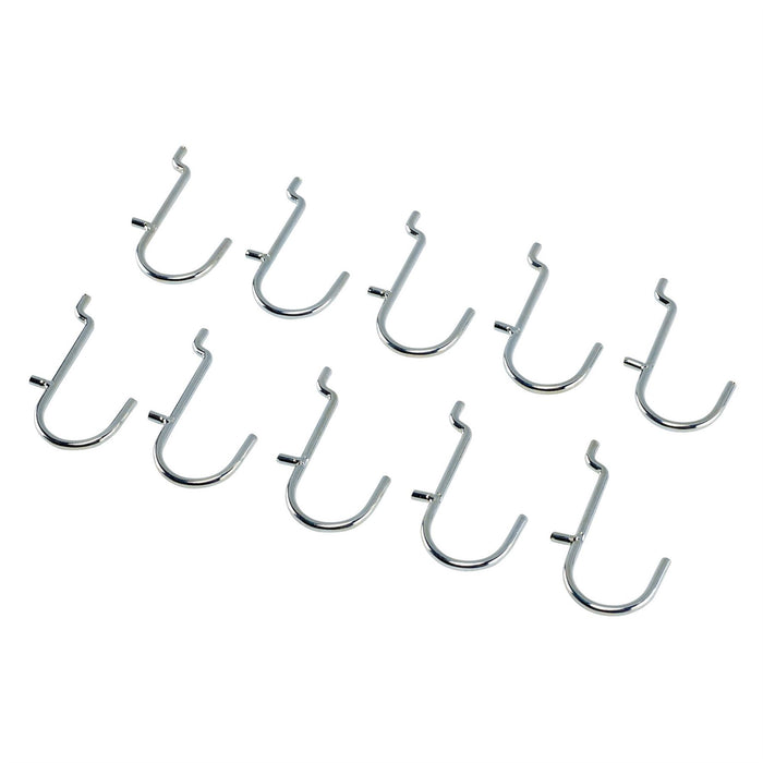 Draper Metal J-Hooks for Back Panel/Pegboard (Pack of 10) 10218 Draper - Dynamic Drive