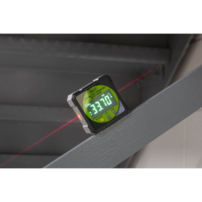 Sealey Inclinometer Digital with Laser AK9991 Sealey - Dynamic Drive
