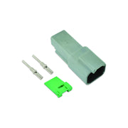 Connect Deutsch 2 Pin Receptacle Connector Kit 4pc 37504 Tool Connection - Dynamic Drive