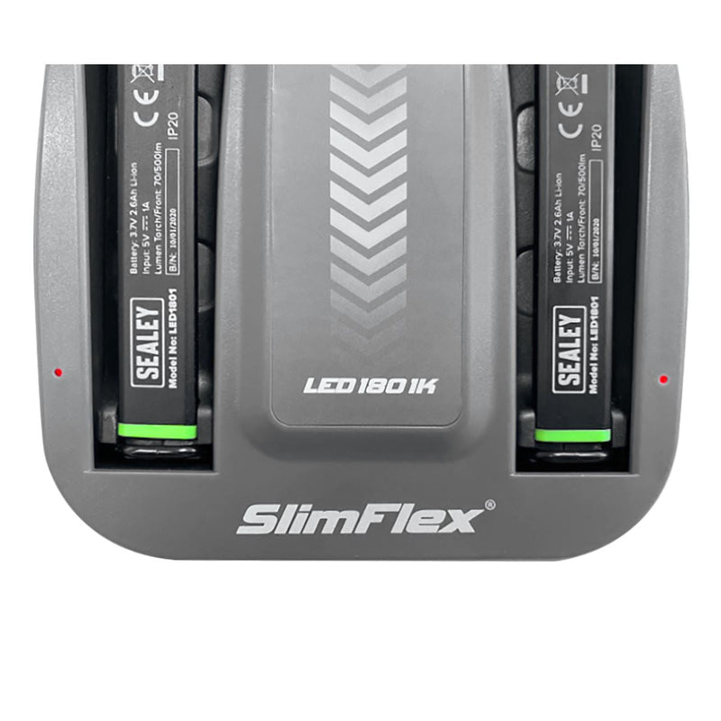 Sealey Rechargeable Slim Folding Inspection Light 4W & 1W SMD LED Lithium-ion Sealey - Dynamic Drive