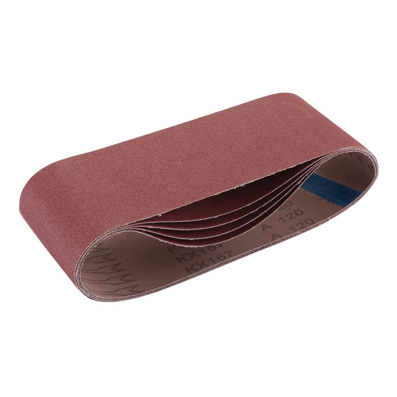 Draper Cloth Sanding Belt, 100 x 610mm, 120 Grit (Pack of 5) 09256 Draper - Dynamic Drive