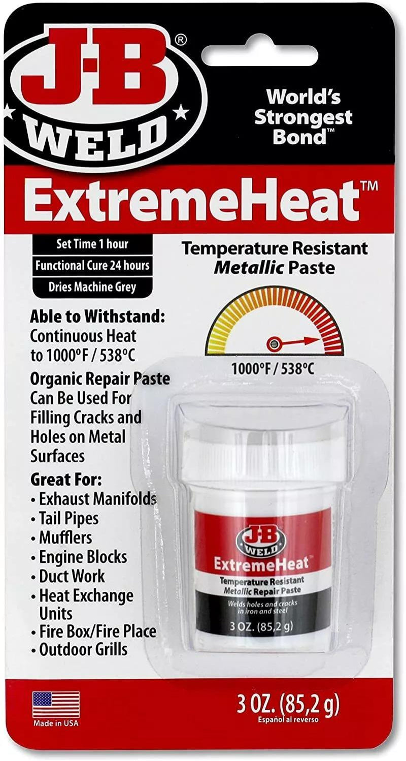JB Weld ExtremeHeat Resistant Putty Filler Paste Steel Metal Car Engine Exhaust JB Weld - Dynamic Drive