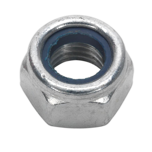 Sealey Nylon Lock Nut M14 Zinc DIN 982 Pack of 25 NLN14 Sealey  - Dynamic Drive