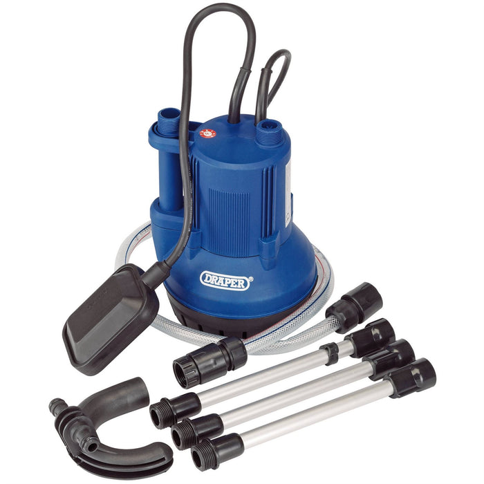 Draper Submersible Clean Water Butt Pump with Float Switch, 40L/min, 350W 36327 Draper - Dynamic Drive