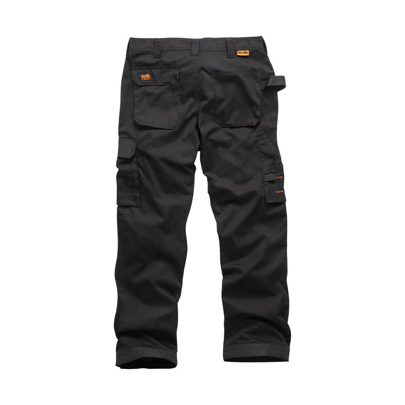 Scruffs Worker Trousers Black 34S Scruffs - Dynamic Drive