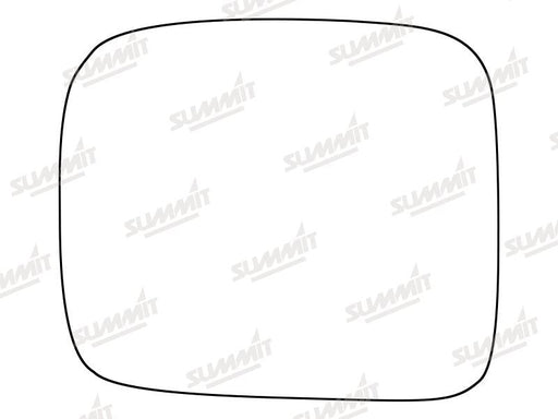 Summit Stick-On Standard Mirror Glass fits Isuzu Trooper 92 to 05 LHS Summit - Dynamic Drive