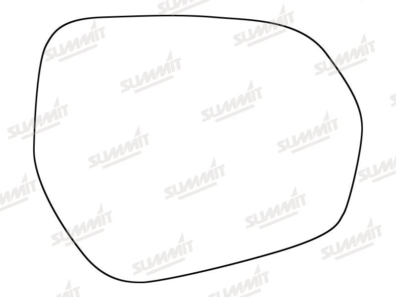 Summit Heated Base Plate With Standard Mirror Glass fits Ford Fiesta 17 on RHS Summit - Dynamic Drive