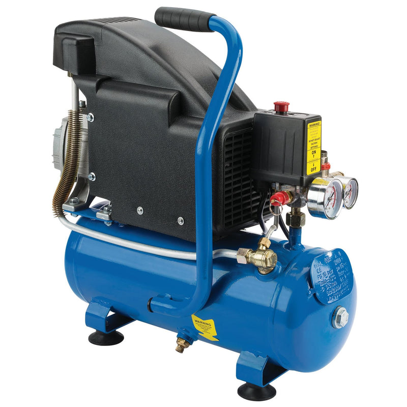 Draper Air Compressor, 8L, 0.75kW 24975 Draper - Dynamic Drive