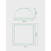Coleman Event Shelter Air Large SPF50 Inflatable Gazebo Coleman - Dynamic Drive