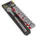 Sealey Socket Set 12pc 1/2"Sq Drive 6pt WallDrive Metric S0505 Sealey - Dynamic Drive