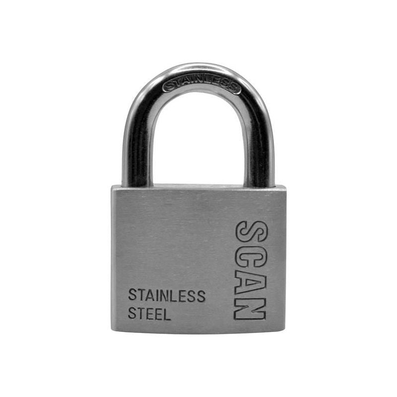 Scan Stainless Steel Padlock 50mm Scan - Dynamic Drive