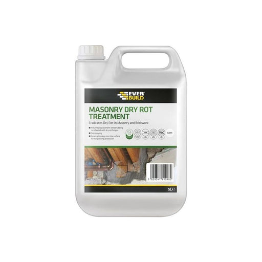 Everbuild Sika Masonry Dry Rot Treatment 5 litre Everbuild Sika - Dynamic Drive