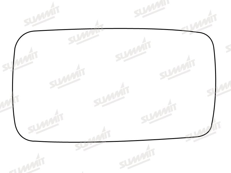 Summit Stick-On Standard Mirror Glass fits Rover SDI RHS LHS Summit - Dynamic Drive