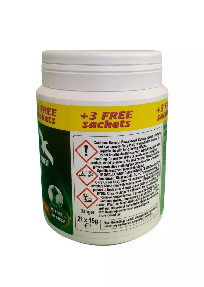 Elsan Green Bags Chemical Cassette Toilet Sachets Camping Caravan Motorhome Elsan - Dynamic Drive