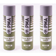 3x High Build Primer - 500ml Spray On Paint - Autotek Grey Aerosol High Coverage PMA - Dynamic Drive