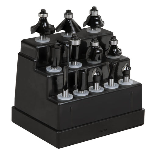 Sealey Shank Router Bit Set 1/4" 12pc AK9912 Sealey - Dynamic Drive