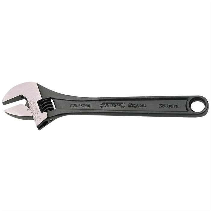 Draper Crescent-Type Adjustable Wrench with Phosphate Finish, 250mm 52681 Draper - Dynamic Drive