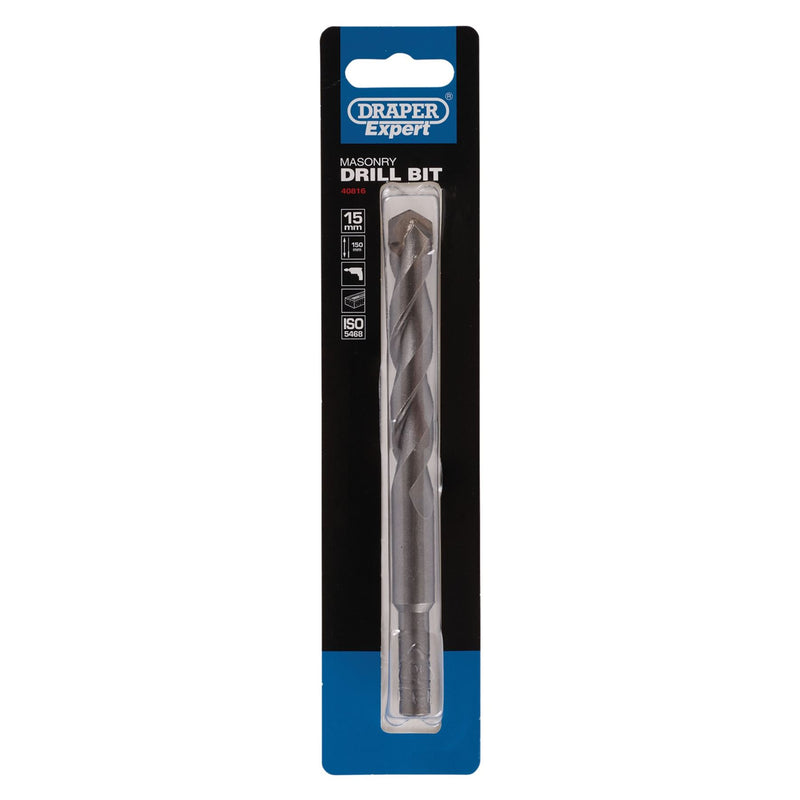Draper Masonry Drill Bit, 15 x 150mm 40816 Draper - Dynamic Drive