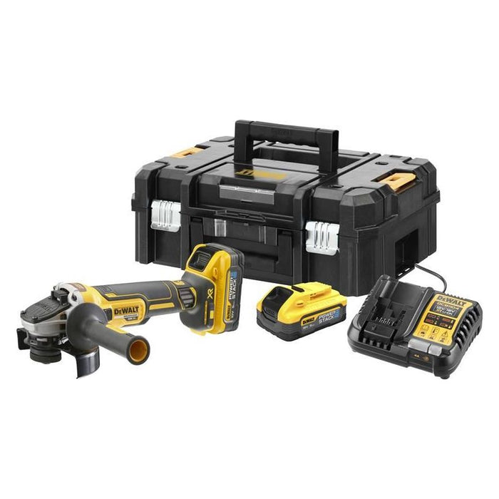 Dewalt Power Tools DCG409H2T XR Advantage Grinder 125mm 18V 2 x POWERSTACK™ 5.0Ah Li-ion DeWALT Power Tools - Dynamic Drive