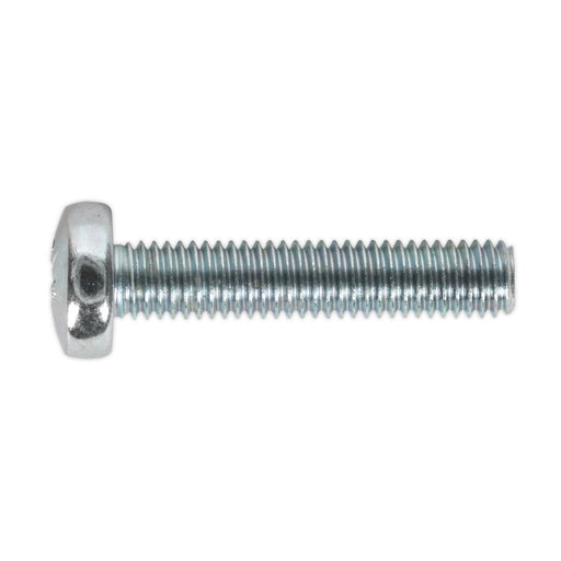 Sealey Machine Screw M5 x 25mm Pan Head Pozi Zinc Pack of 50 MSP525 Sealey - Dynamic Drive