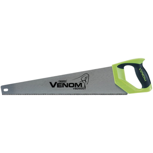 Draper Venom First Fix Double Ground Handsaw, 500mm, 7tpi/8ppi Draper - Dynamic Drive