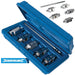 Silverline Oil Drain Plug Key Set 6pc Double Ended Sump Gearbox Hex Square Silverline  - Dynamic Drive