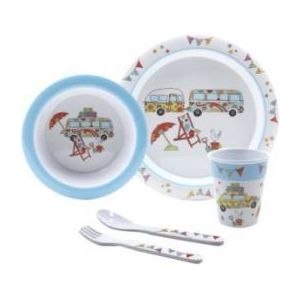 Childs Dinner Set Happy Holiday HH005 UK Camping And Leisure - Dynamic Drive