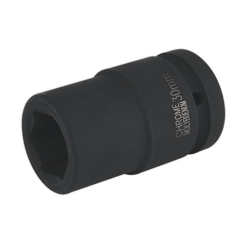 Sealey Impact Socket 30mm Deep 1"Sq Drive IS130D Sealey - Dynamic Drive