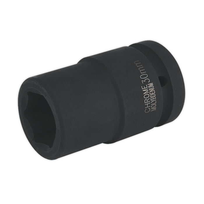 Sealey Impact Socket 30mm Deep 1"Sq Drive IS130D Sealey - Dynamic Drive