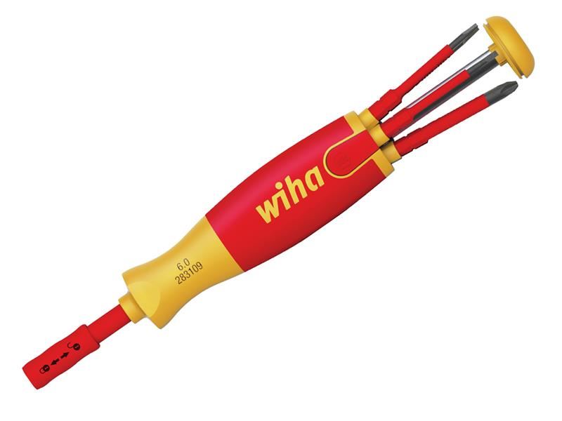 Wiha LiftUp electric Bit Magazine SL/PH Screwdriver Set, 6 Piece Wiha - Dynamic Drive