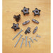 Rockler Universal T-Track Set 17pce 1219mm (4ft) Rockler - Dynamic Drive