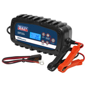 Sealey Compact Auto Smart Charger 6.5A 6/12V AUTOCHARGE650HF Sealey  - Dynamic Drive
