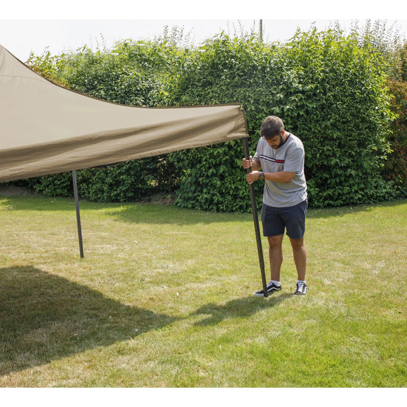 Dellonda Premium 3 x 3m Pop-Up Gazebo - Beige Dellonda  - Dynamic Drive