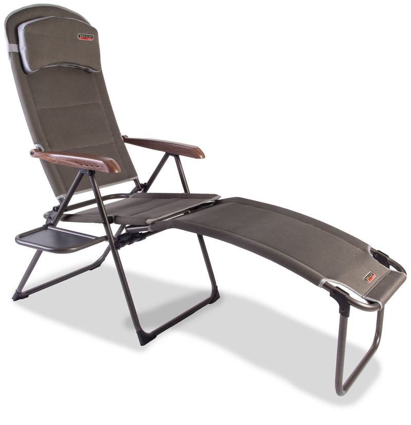 Quest Naples Pro Recline Camping Caravan Chair with Side Table Quest - Dynamic Drive