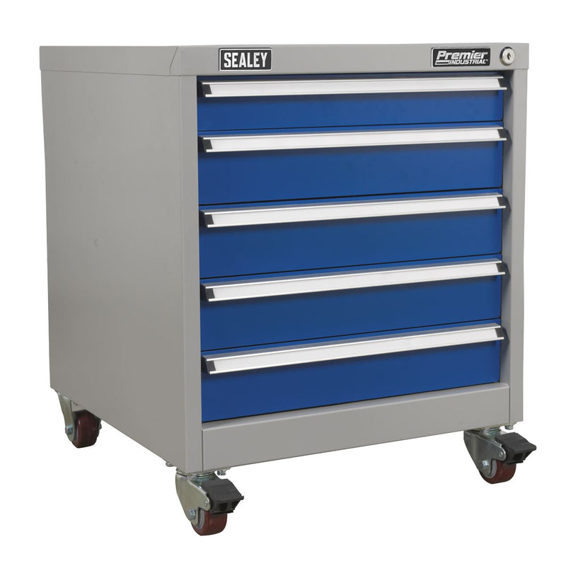 Sealey Mobile Industrial Cabinet 5 Drawer API5657A Sealey - Dynamic Drive