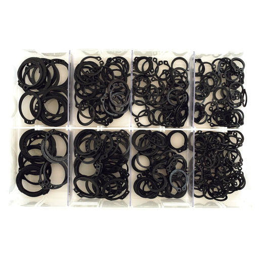 Tool Connection Assorted External Metric Circlips Box 250pc 35005 Connect - Dynamic Drive