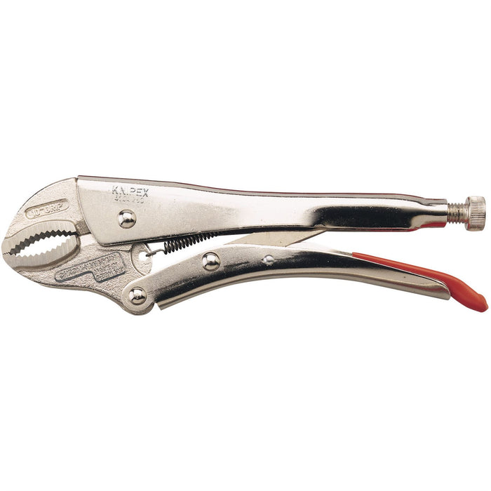 Draper Knipex 41 04 250 Curved Jaw Self Grip Pliers, 250mm 54217 Draper - Dynamic Drive