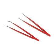 Laser Stainless Steel Tweezers 2pc 6692 Laser - Dynamic Drive