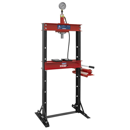 Sealey Hydraulic Press 10 Tonne Floor Type YK10F Sealey - Dynamic Drive